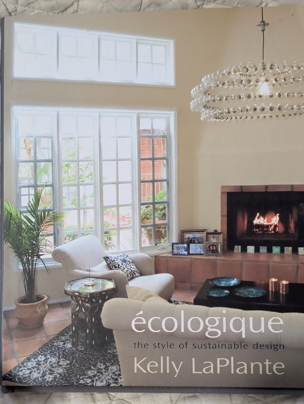 "écologique" Decorative Home Accent Book - Cream Cover
